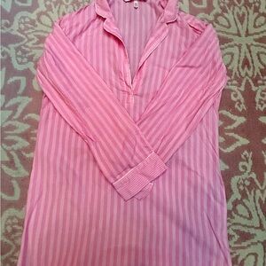 Victoria's Secret Pink Striped Nightshirt